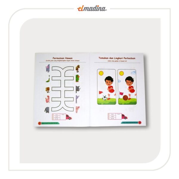 Buku Aktivitas Anak - Persiapan Masuk SD - Belajar Melatih Kecerdasan IQ Anak,FULL COLOR - Gambar 5