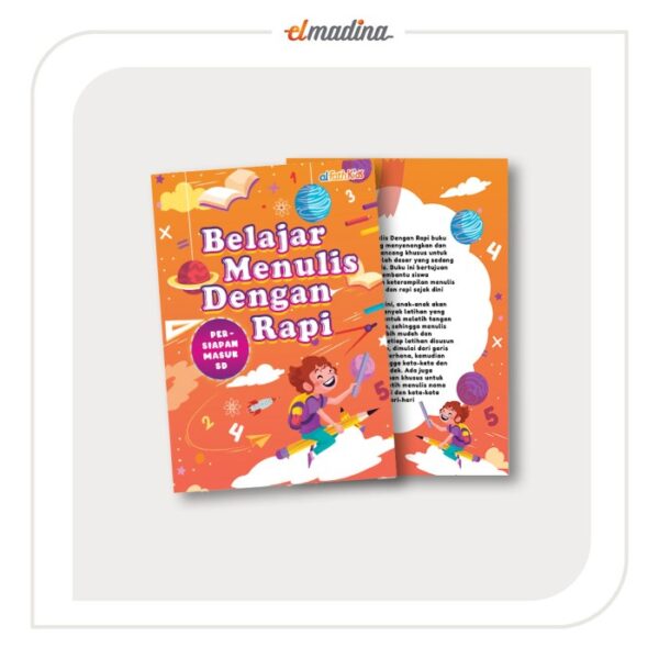 Buku Aktivitas Anak - Persiapan Masuk SD - Belajar Menulis Dengan Rapi