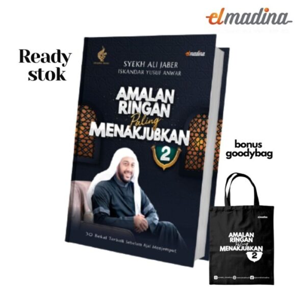 amalan ringan paling menakjubkan 2 syekh ali jaber hard cover elmadina