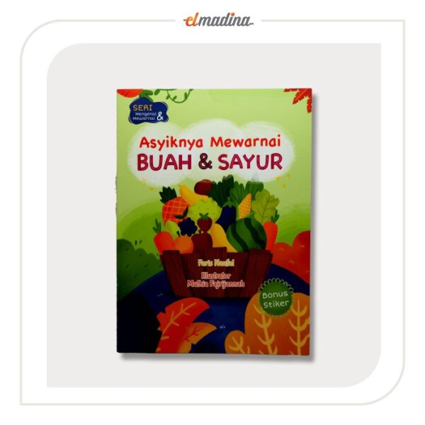 Buku Mewarnai Anak - Seru Mewarnai Buah dan Sayur