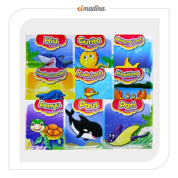 Buku cerita anak - Seri Hewan Laut - Kuda laut - Gambar 2
