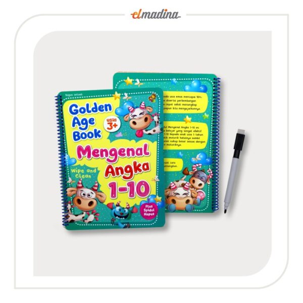 Buku Aktivitas Anak - Golden Age Book + Spidol - BacaTulis - Gambar 4