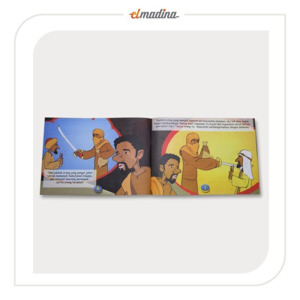 Buku Cerita Anak Muslim - Rasulullah Dan Mantan Perampok - Gambar 4