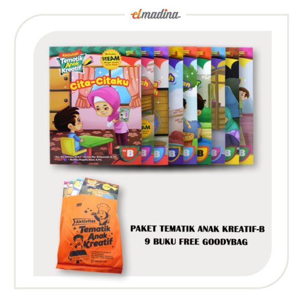 Paket Tematik Terpadu TK-B - Sahabat Kak Audi 8 Buku