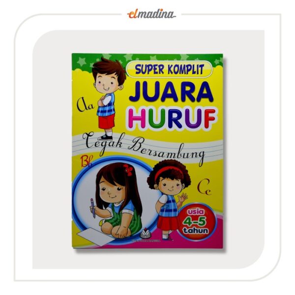 Buku belajar anak - Juara Huruf Tegak Bersambung