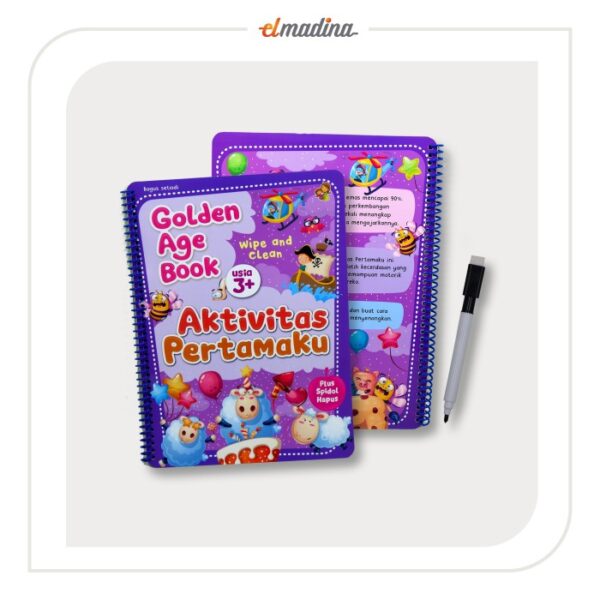 Buku Aktivitas Anak - Golden Age Book + Spidol - BacaTulis - Gambar 2