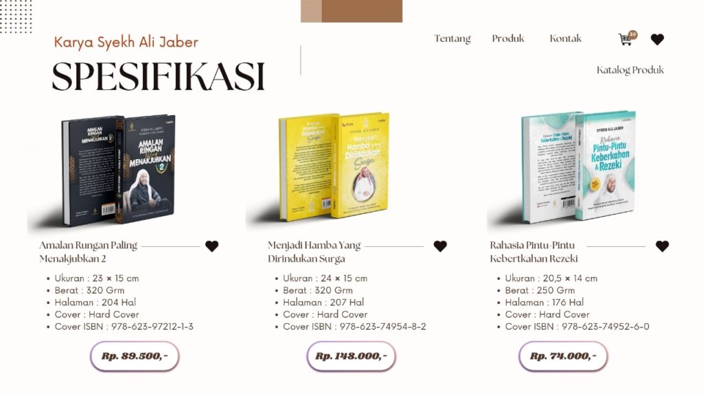 Buku syekh ali jaber