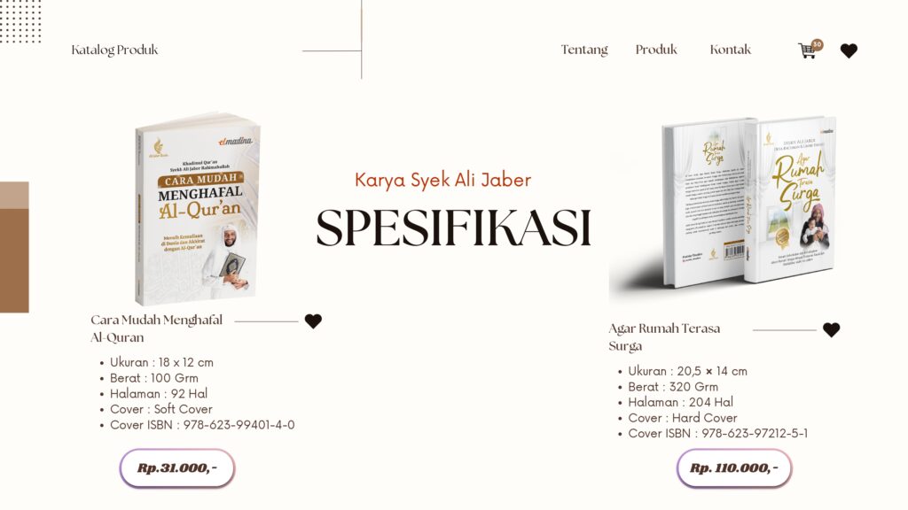 Buku syekh ali jaber