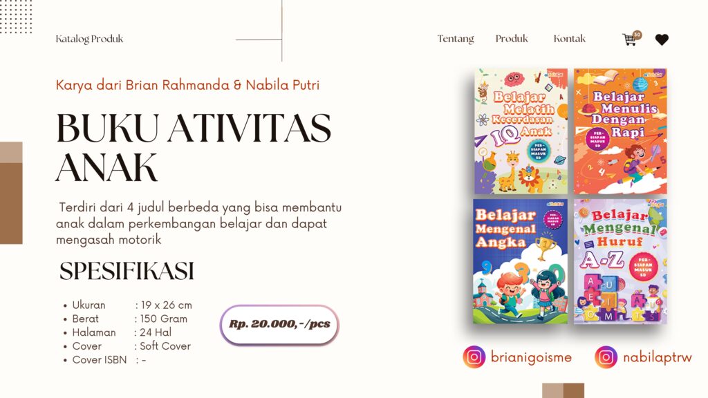 Buku aktivitas anak