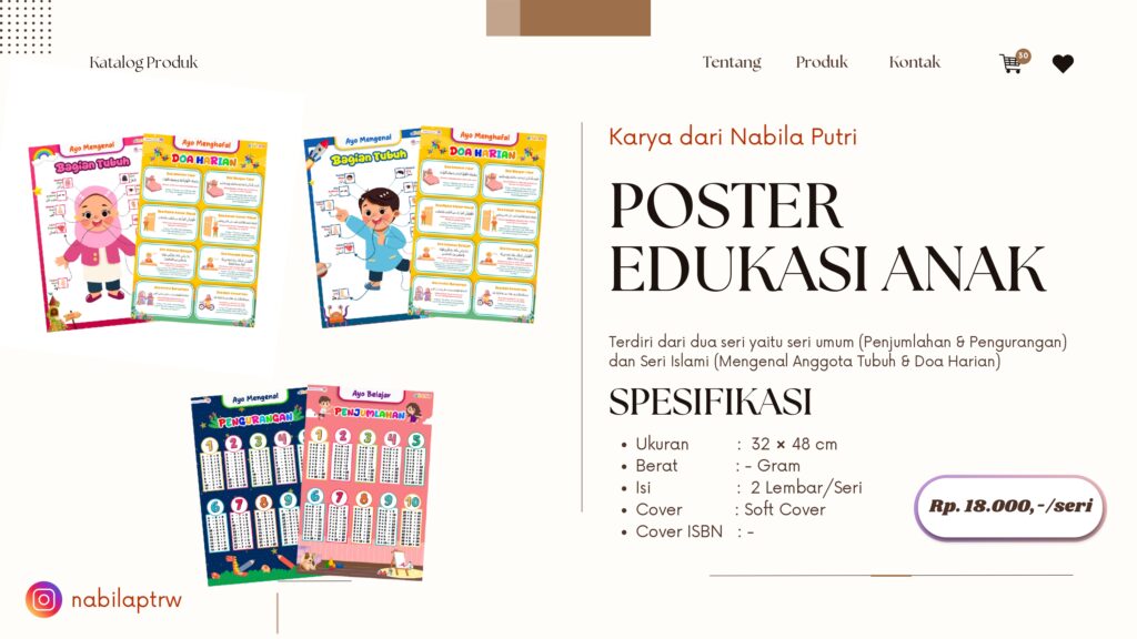 Poster edukasi anak